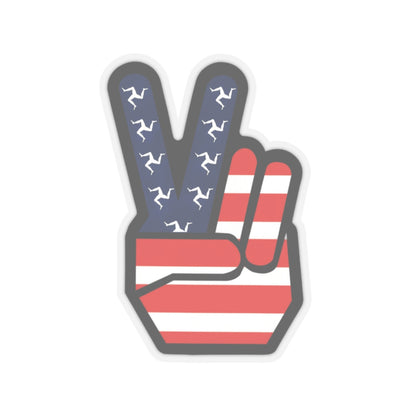 "TT USA Hand!" Die-Cut Stickers