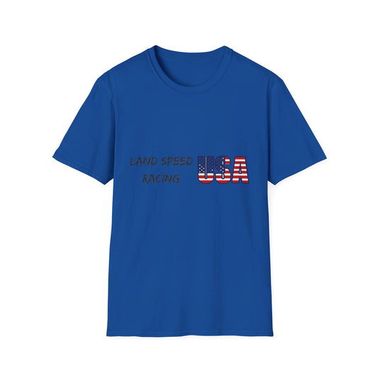 The "Land Speed Racing USA!" Unisex Softstyle T-Shirt