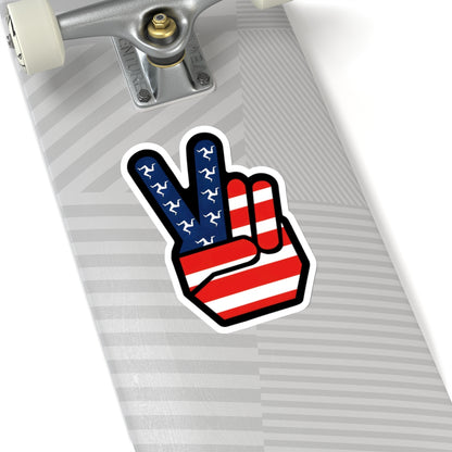 "TT USA Hand!" Die-Cut Stickers